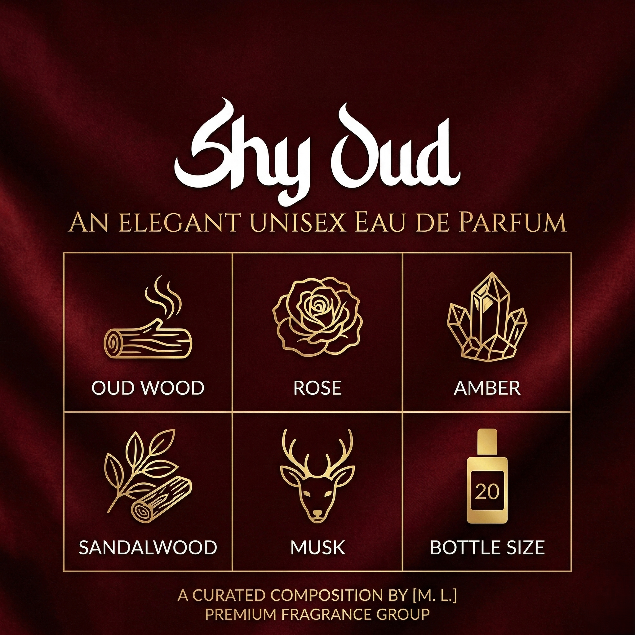 Shy Oud – Eau de Parfum Unisex 20 ml - Image 3